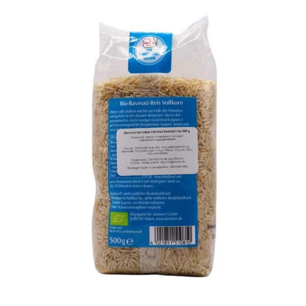 Dennree bio basmati barna rizs