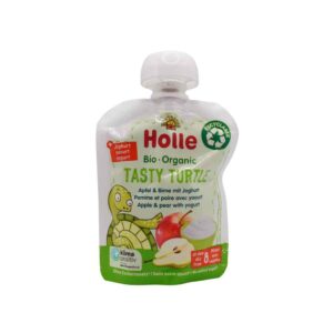 holle tasty turtle bio alma körte joghurt ital