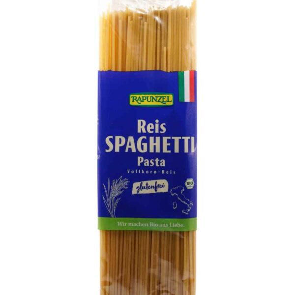 rapunzel bio rizsliszt spagetti tészta gluténmentes reis pasta