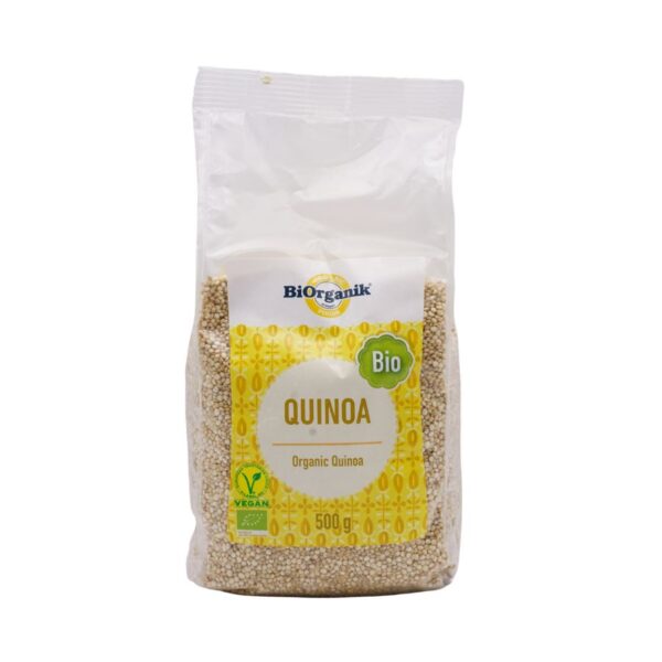 A quinoa Dél-Amerikából származó növény, amely nem tartozik a gabonák közé, de felhasználása és beltartalmi értéke hasonló.