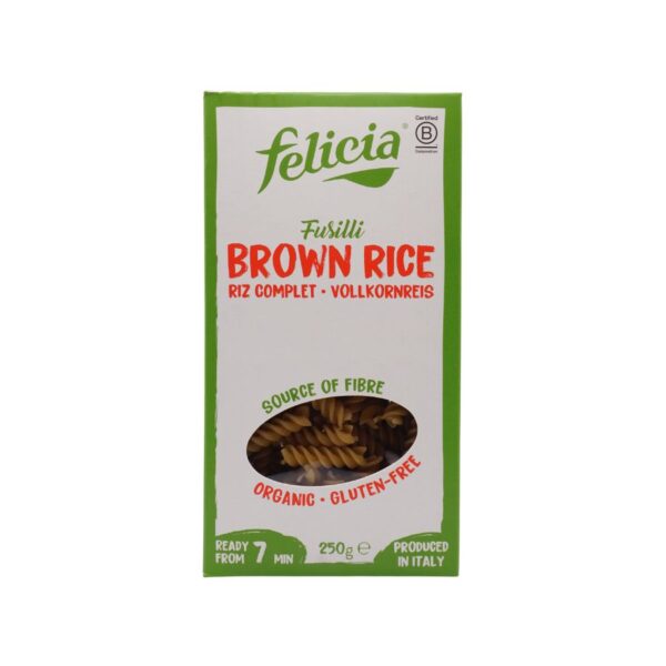 felicia bio barna rizs fusilli beown rice